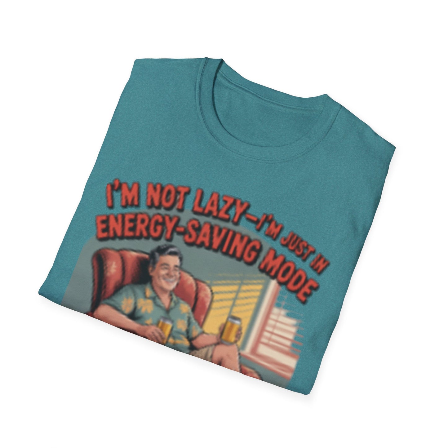 Funny Dad Energy Saving Mode Unisex T-Shirt - Dadicated Threads