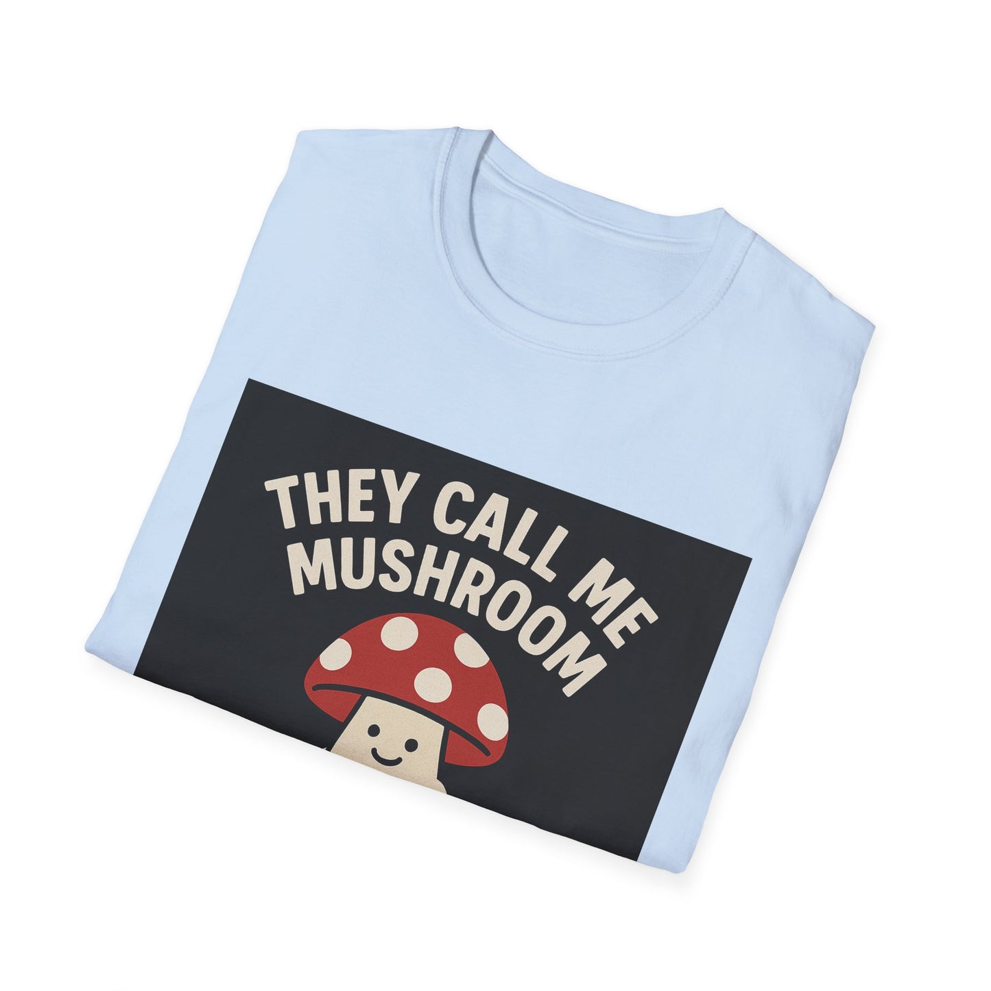 Funny Fungi T-Shirt, Unisex Softstyle Tee, Humorous Gift for Mushroom Lovers, Cute Casual Wear, Nature Lover Shirt