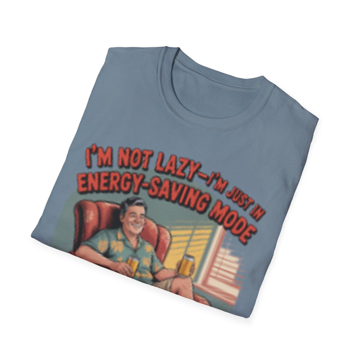 Funny Dad Energy Saving Mode Unisex T-Shirt - Dadicated Threads