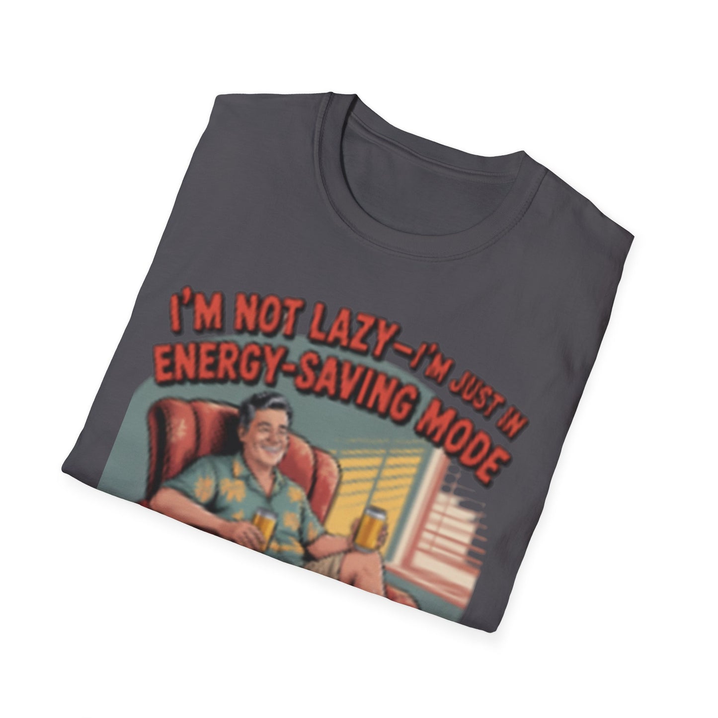Funny Dad Energy Saving Mode Unisex T-Shirt - Dadicated Threads