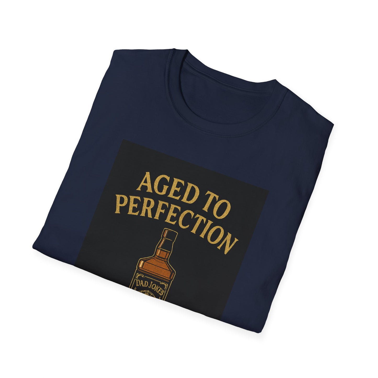 Aged to Perfection Humorous Unisex T-Shirt, Funny Gift for Birthdays, Party Tee, Casual Wear, Unique Joke Shirt