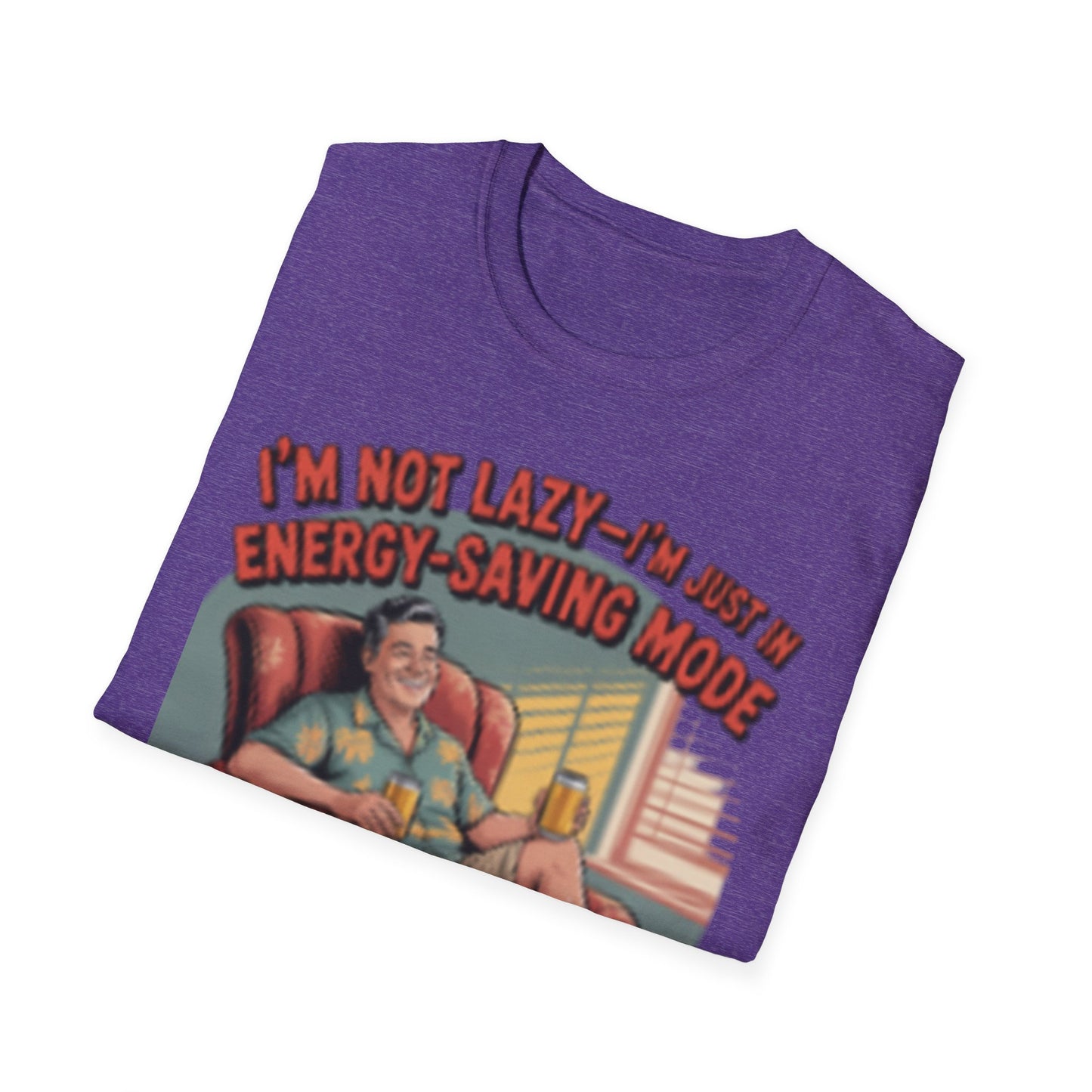 Funny Dad Energy Saving Mode Unisex T-Shirt - Dadicated Threads