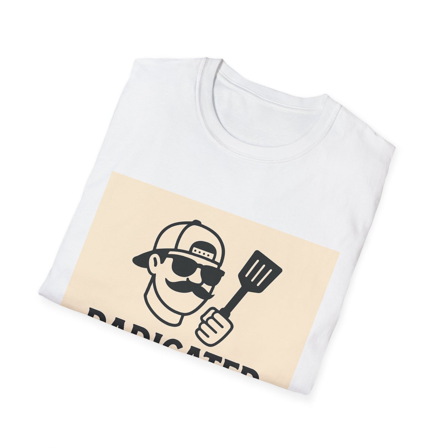 Funny BBQ T-Shirt for Grill Lovers, DADICATED Threads Unisex Softstyle Tee, Perfect Gift for Father's Day, Cookout Humor, Casual Wear