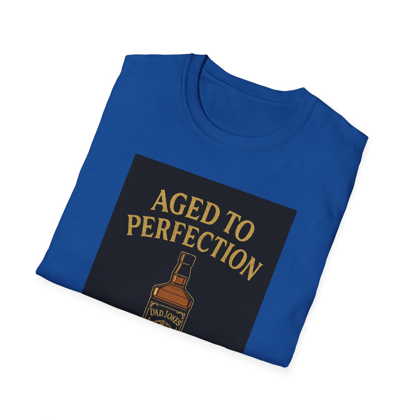Aged to Perfection Humorous Unisex T-Shirt, Funny Gift for Birthdays, Party Tee, Casual Wear, Unique Joke Shirt