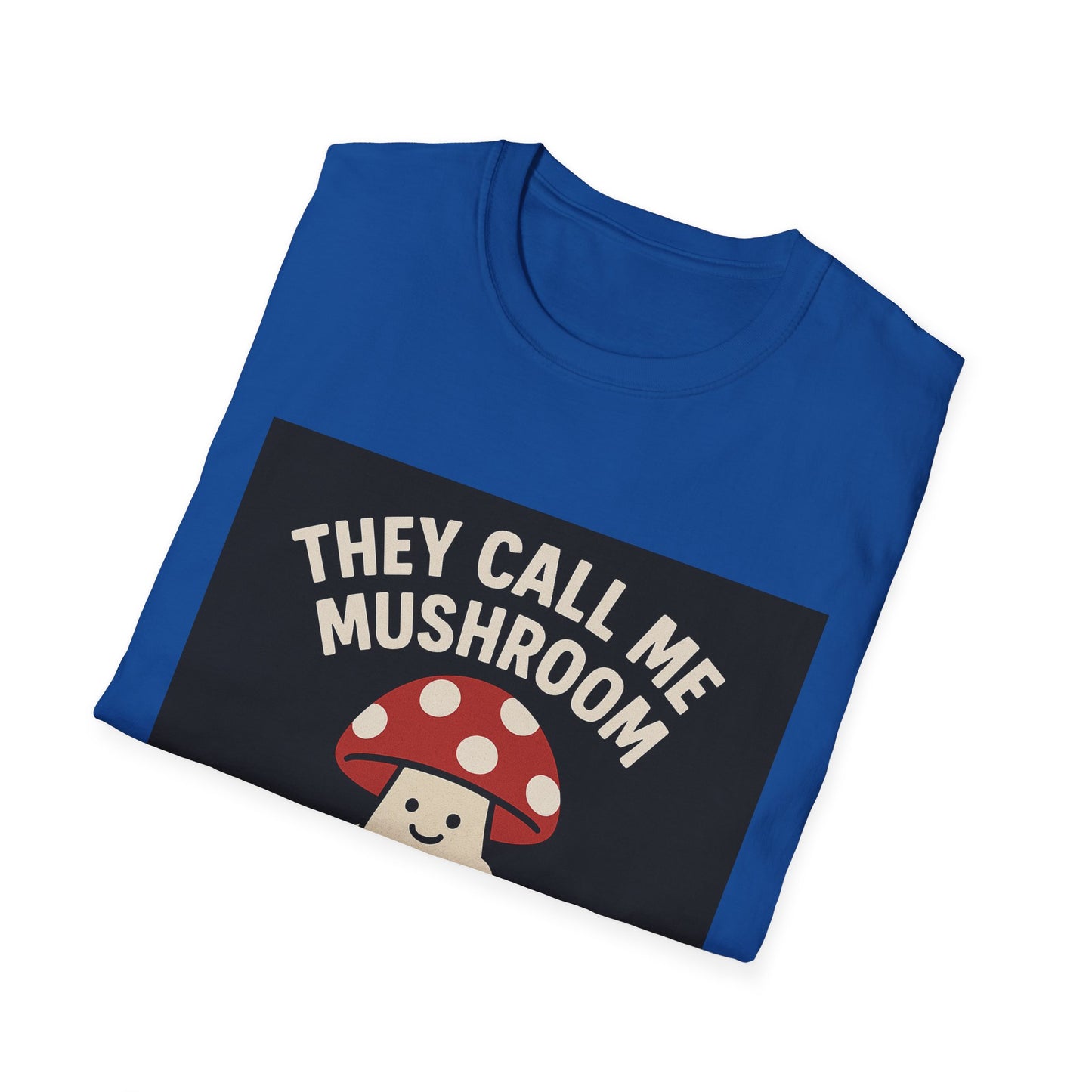 Funny Fungi T-Shirt, Unisex Softstyle Tee, Humorous Gift for Mushroom Lovers, Cute Casual Wear, Nature Lover Shirt
