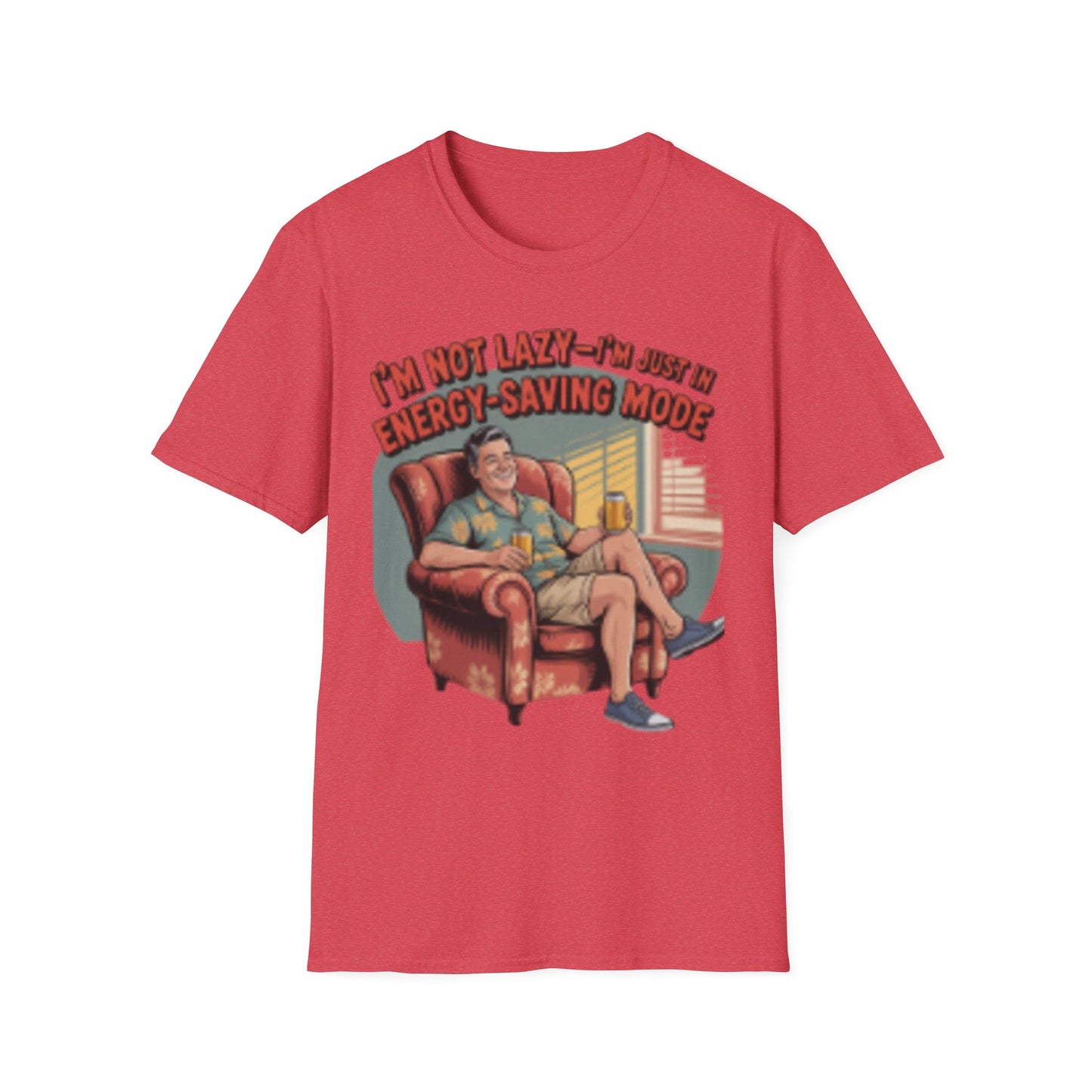 Funny Dad Energy Saving Mode Unisex T-Shirt - Dadicated Threads