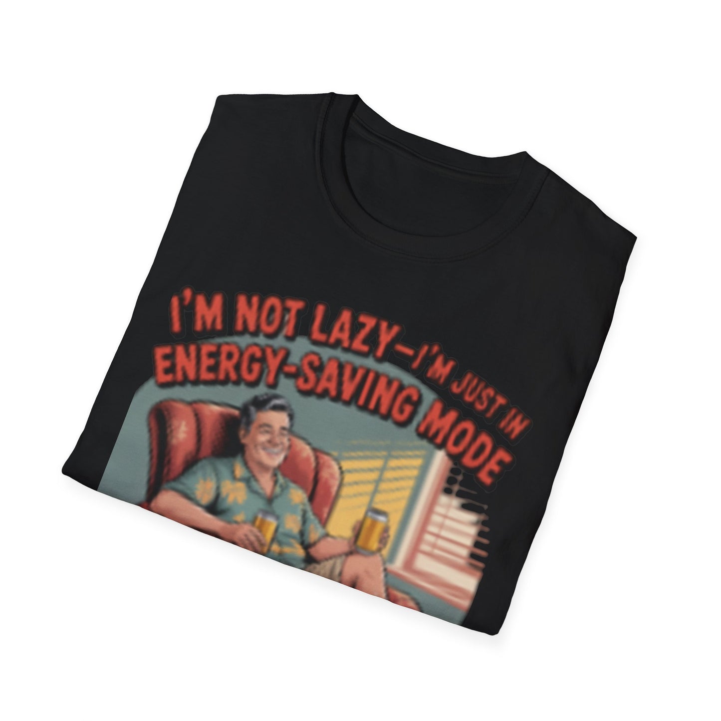 Funny Dad Energy Saving Mode Unisex T-Shirt - Dadicated Threads