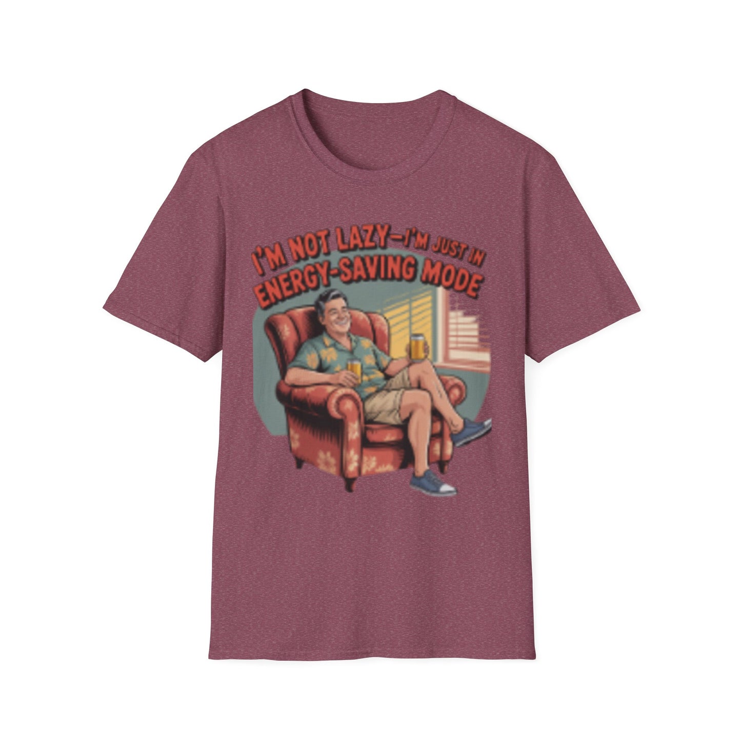 Funny Dad Energy Saving Mode Unisex T-Shirt - Dadicated Threads
