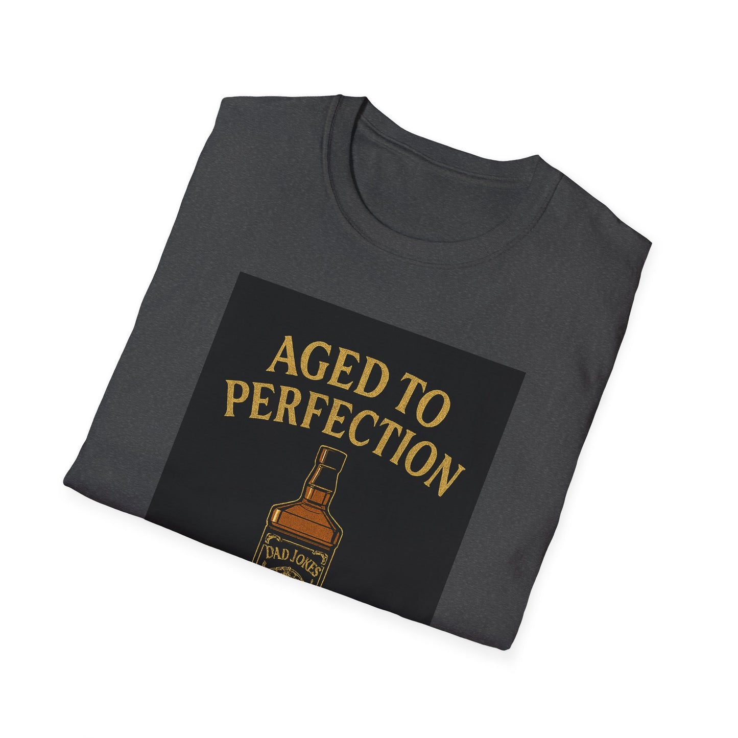 Aged to Perfection Humorous Unisex T-Shirt, Funny Gift for Birthdays, Party Tee, Casual Wear, Unique Joke Shirt