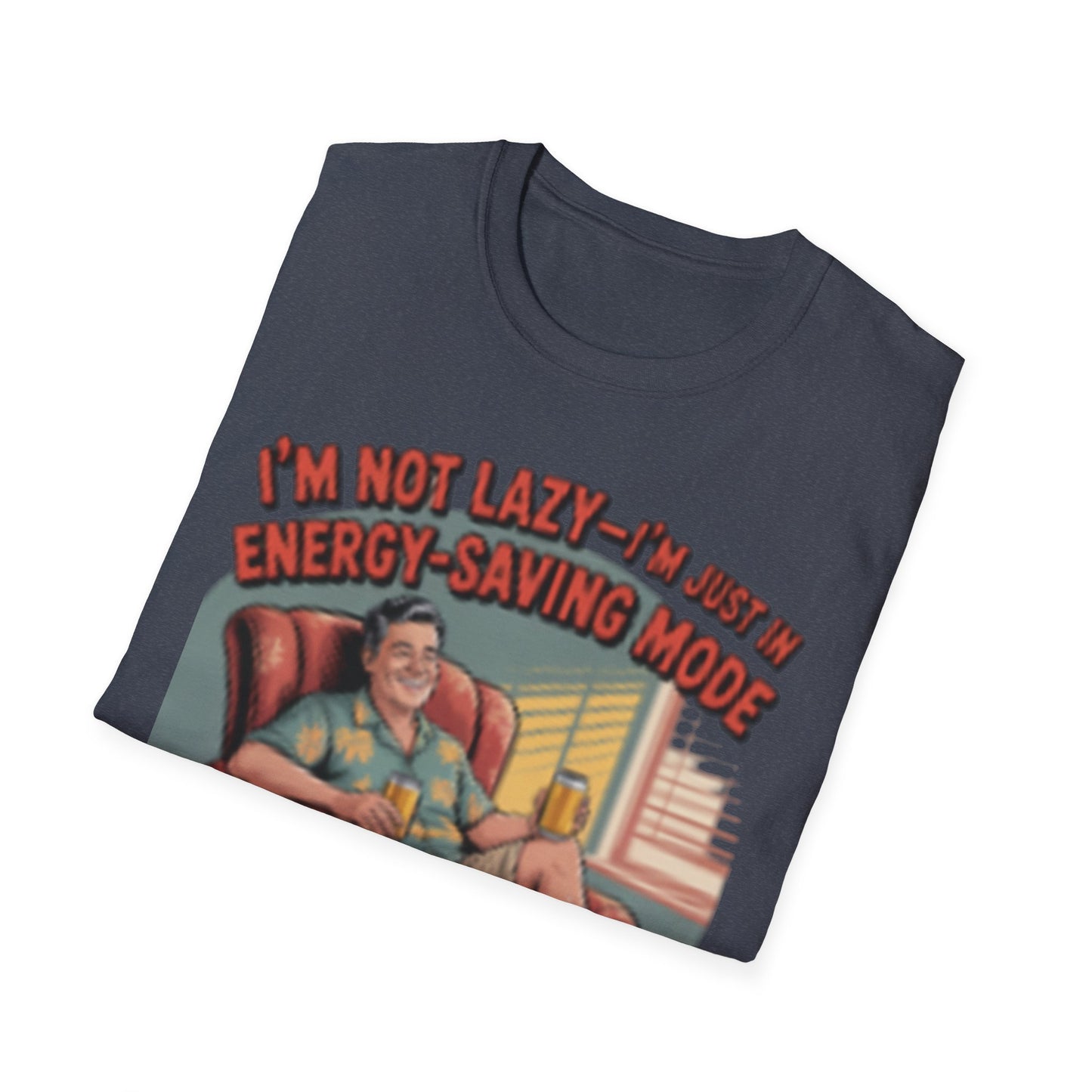 Funny Dad Energy Saving Mode Unisex T-Shirt - Dadicated Threads