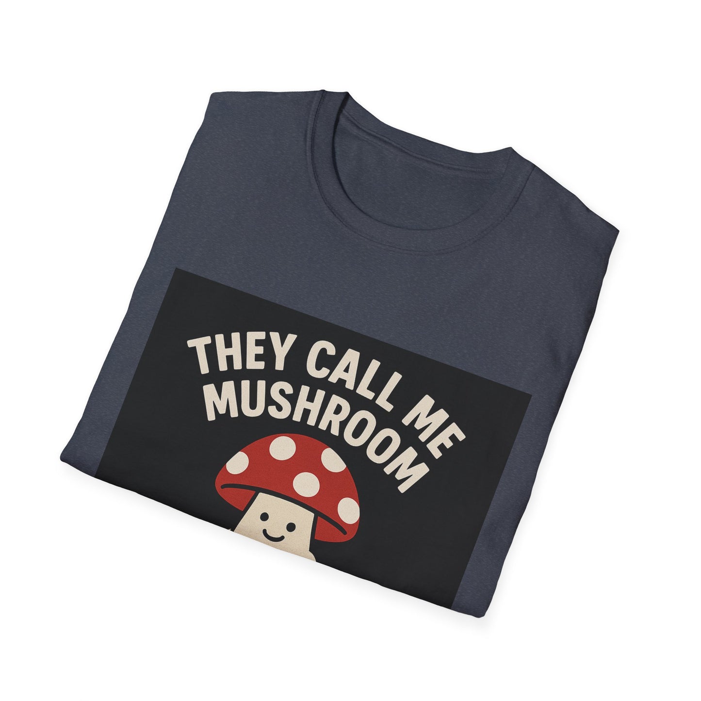 Funny Fungi T-Shirt, Unisex Softstyle Tee, Humorous Gift for Mushroom Lovers, Cute Casual Wear, Nature Lover Shirt