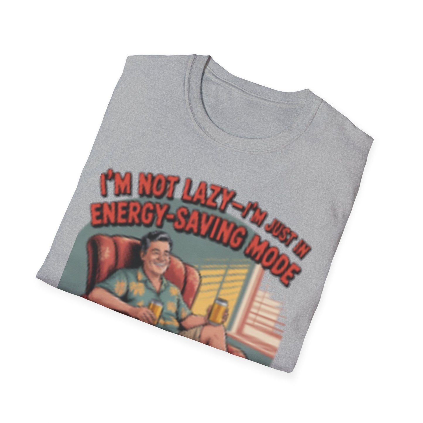 Funny Dad Energy Saving Mode Unisex T-Shirt - Dadicated Threads