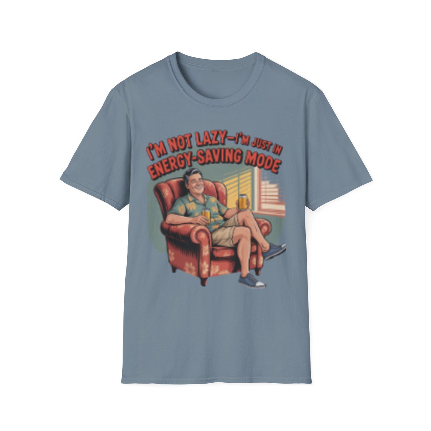 Funny Dad Energy Saving Mode Unisex T-Shirt - Dadicated Threads