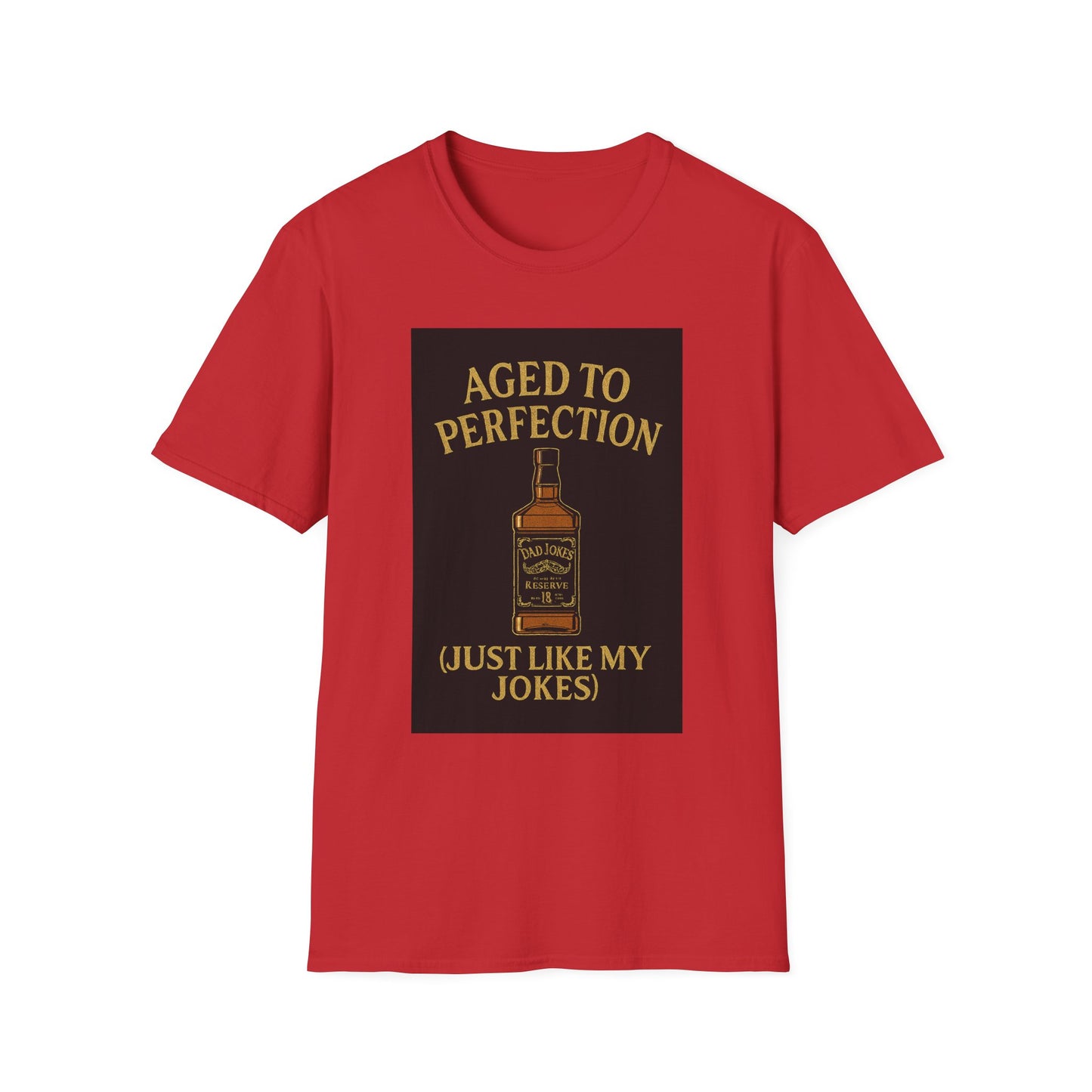 Aged to Perfection Humorous Unisex T-Shirt, Funny Gift for Birthdays, Party Tee, Casual Wear, Unique Joke Shirt