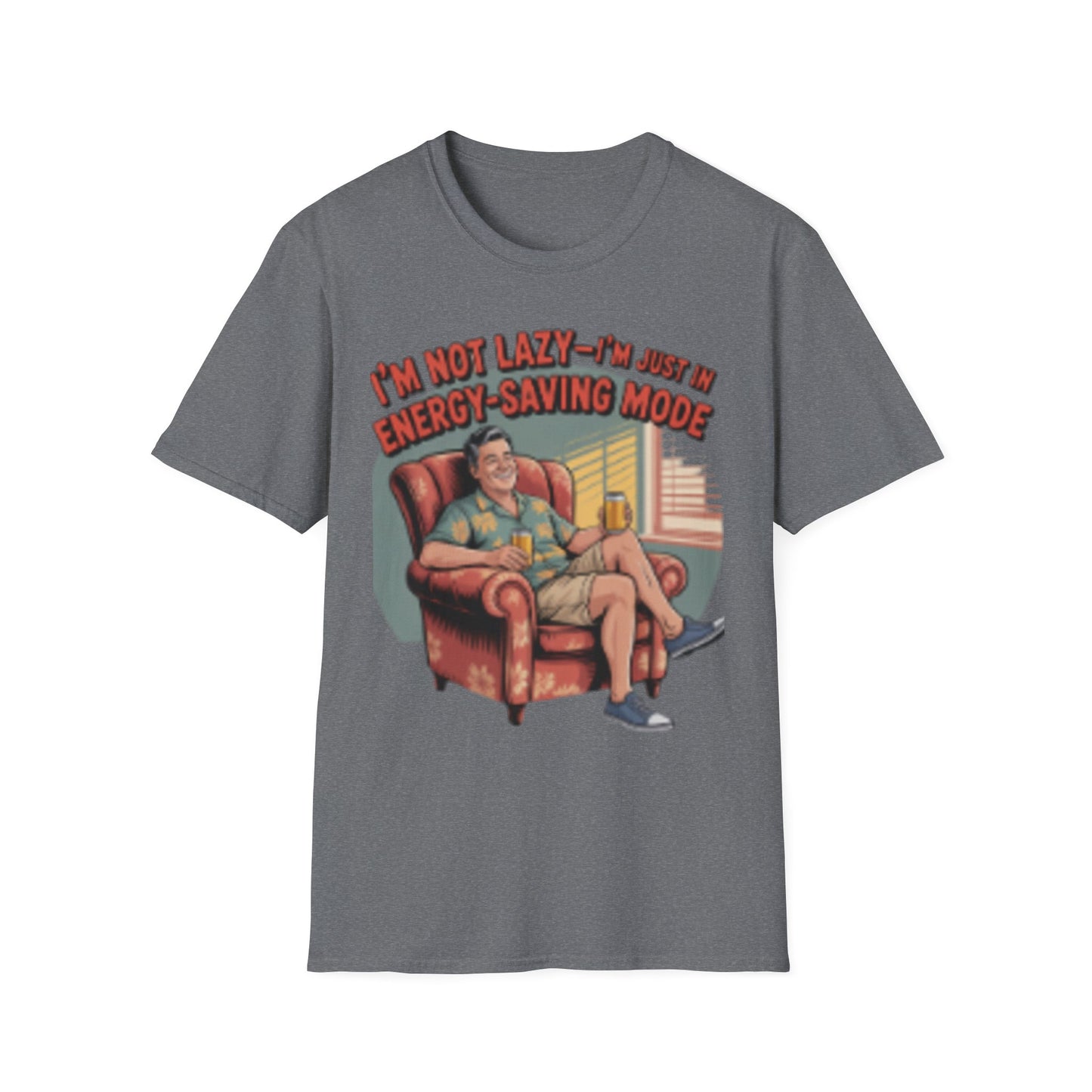 Funny Dad Energy Saving Mode Unisex T-Shirt - Dadicated Threads