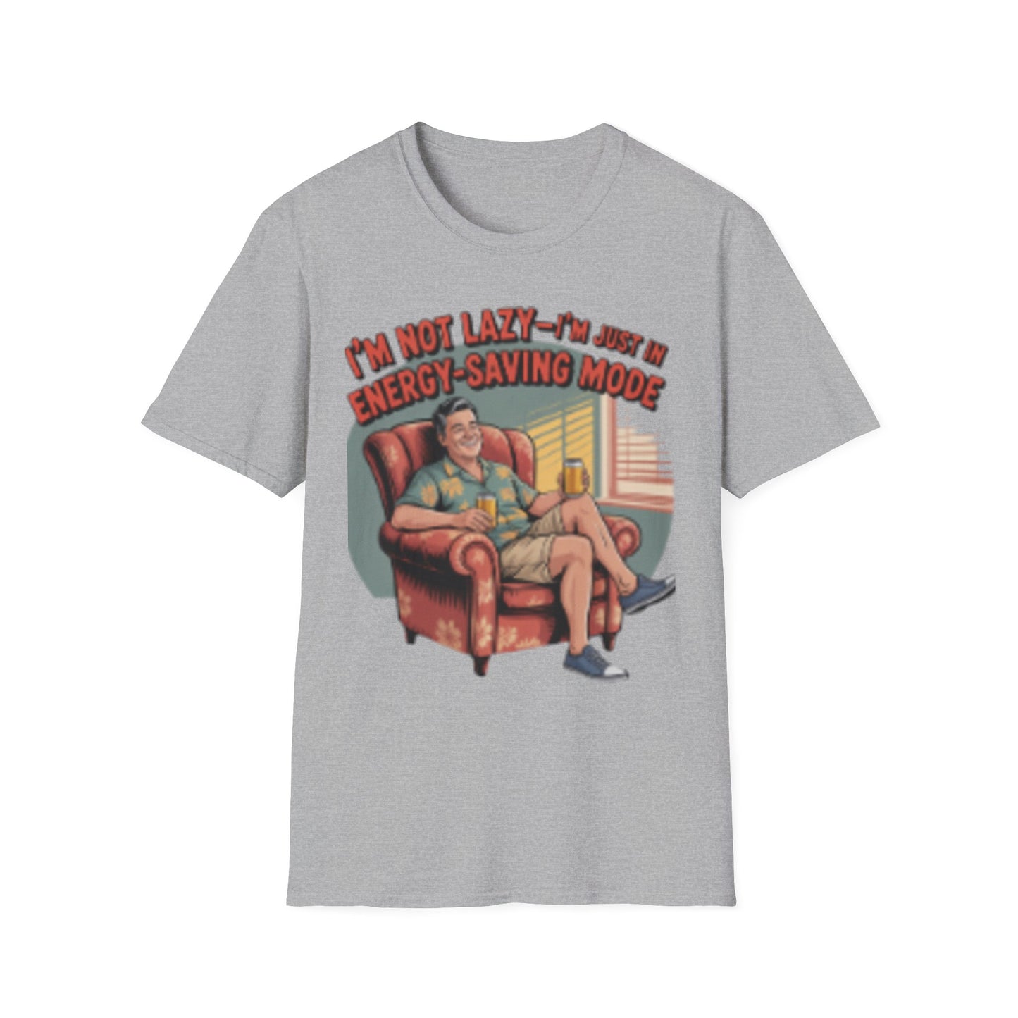 Funny Dad Energy Saving Mode Unisex T-Shirt - Dadicated Threads