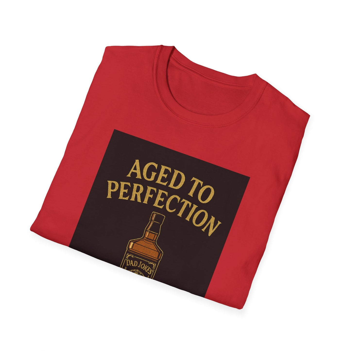 Aged to Perfection Humorous Unisex T-Shirt, Funny Gift for Birthdays, Party Tee, Casual Wear, Unique Joke Shirt