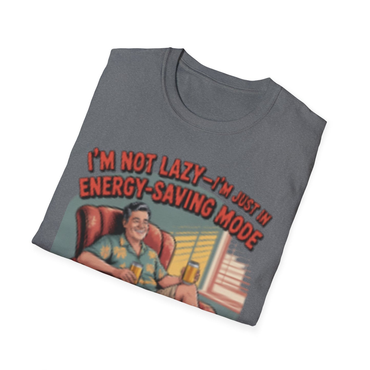 Funny Dad Energy Saving Mode Unisex T-Shirt - Dadicated Threads