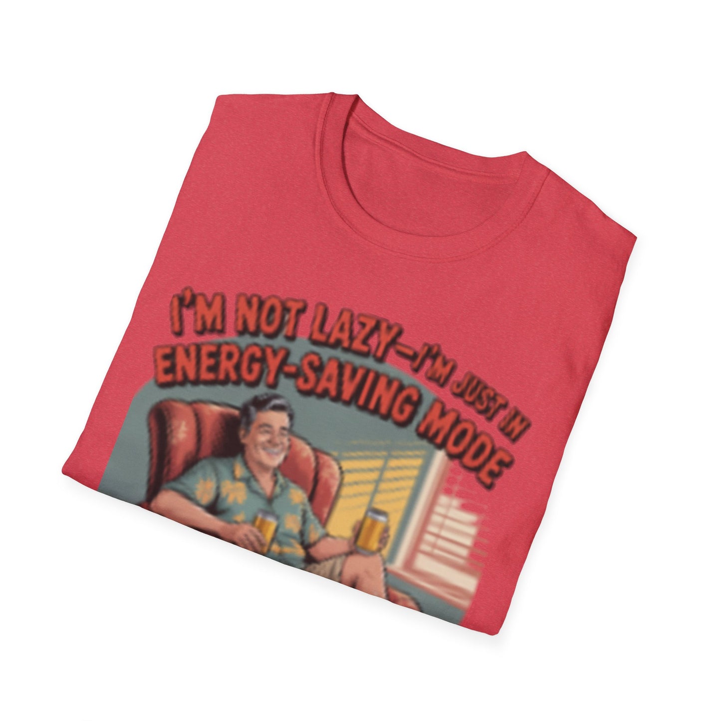 Funny Dad Energy Saving Mode Unisex T-Shirt - Dadicated Threads