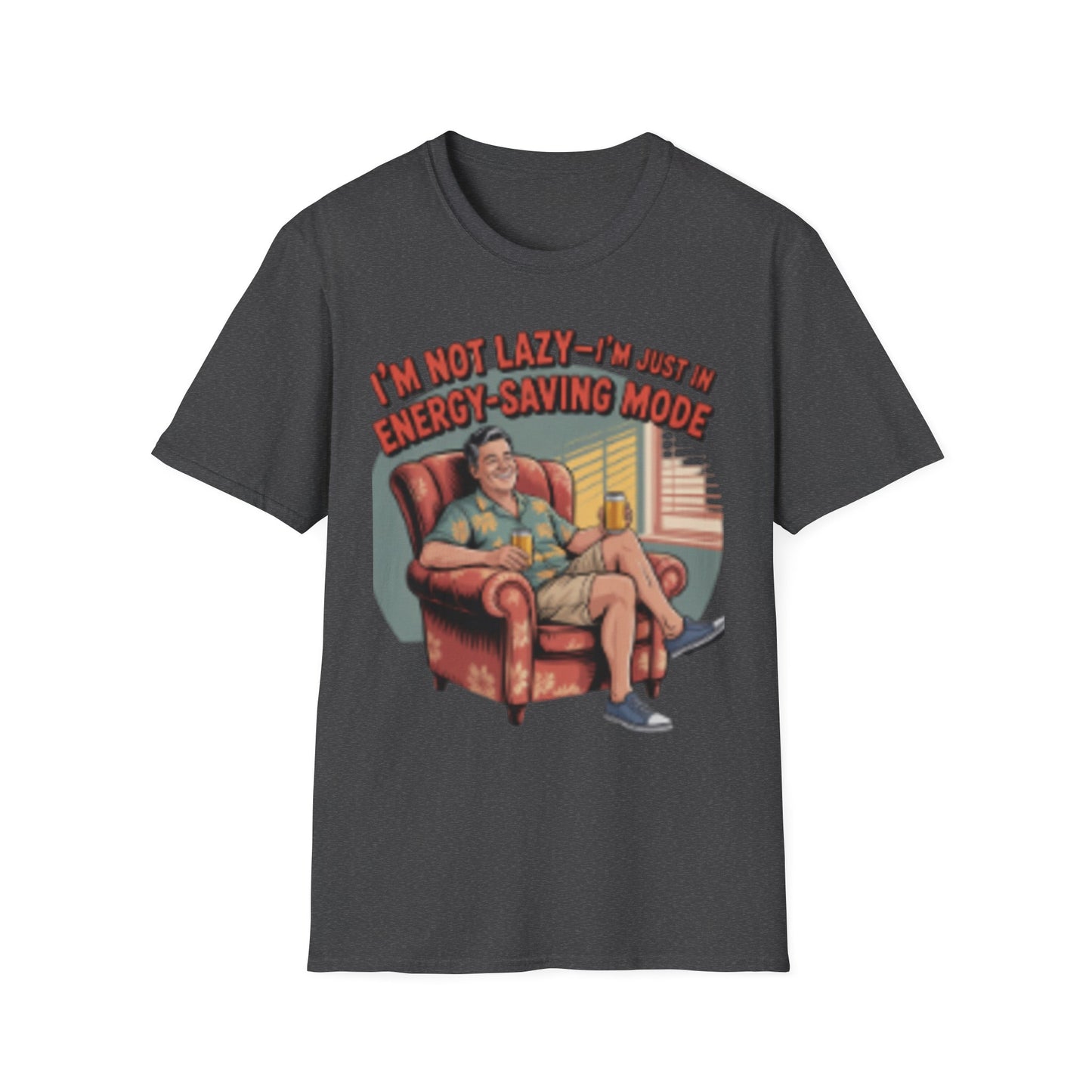 Funny Dad Energy Saving Mode Unisex T-Shirt - Dadicated Threads