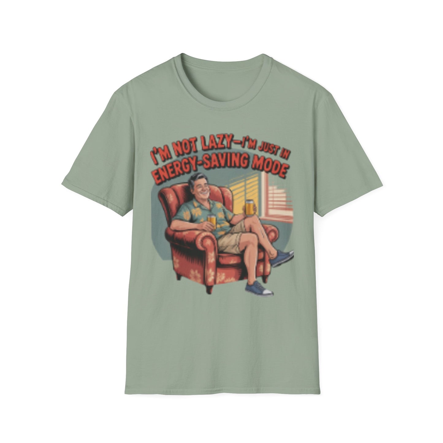 Funny Dad Energy Saving Mode Unisex T-Shirt - Dadicated Threads