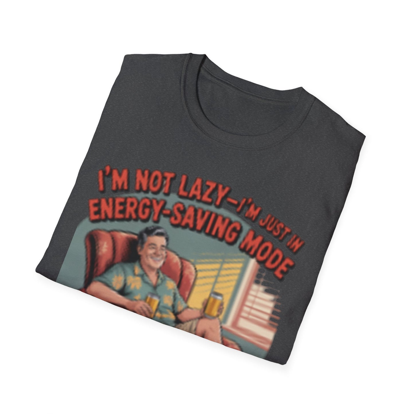 Funny Dad Energy Saving Mode Unisex T-Shirt - Dadicated Threads