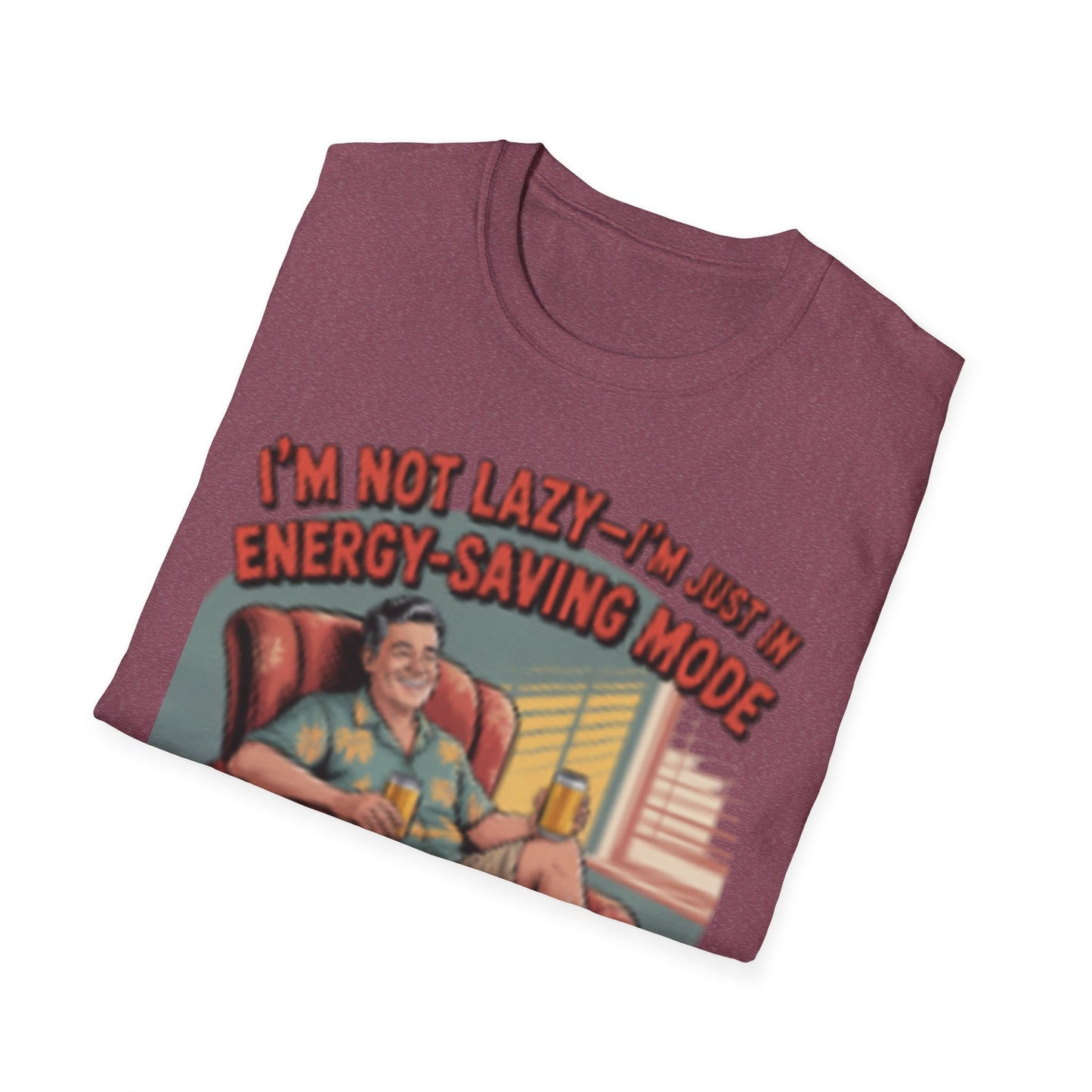 Funny Dad Energy Saving Mode Unisex T-Shirt - Dadicated Threads