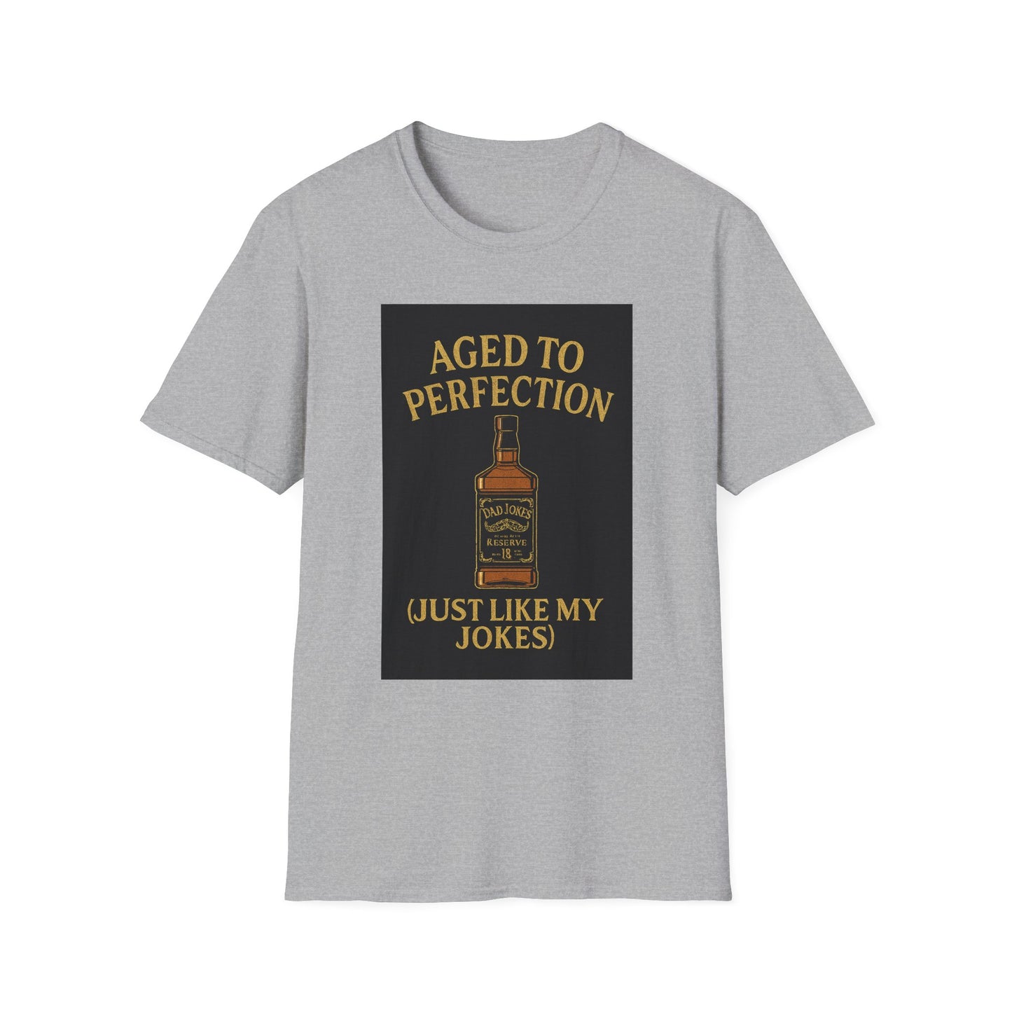Aged to Perfection Humorous Unisex T-Shirt, Funny Gift for Birthdays, Party Tee, Casual Wear, Unique Joke Shirt