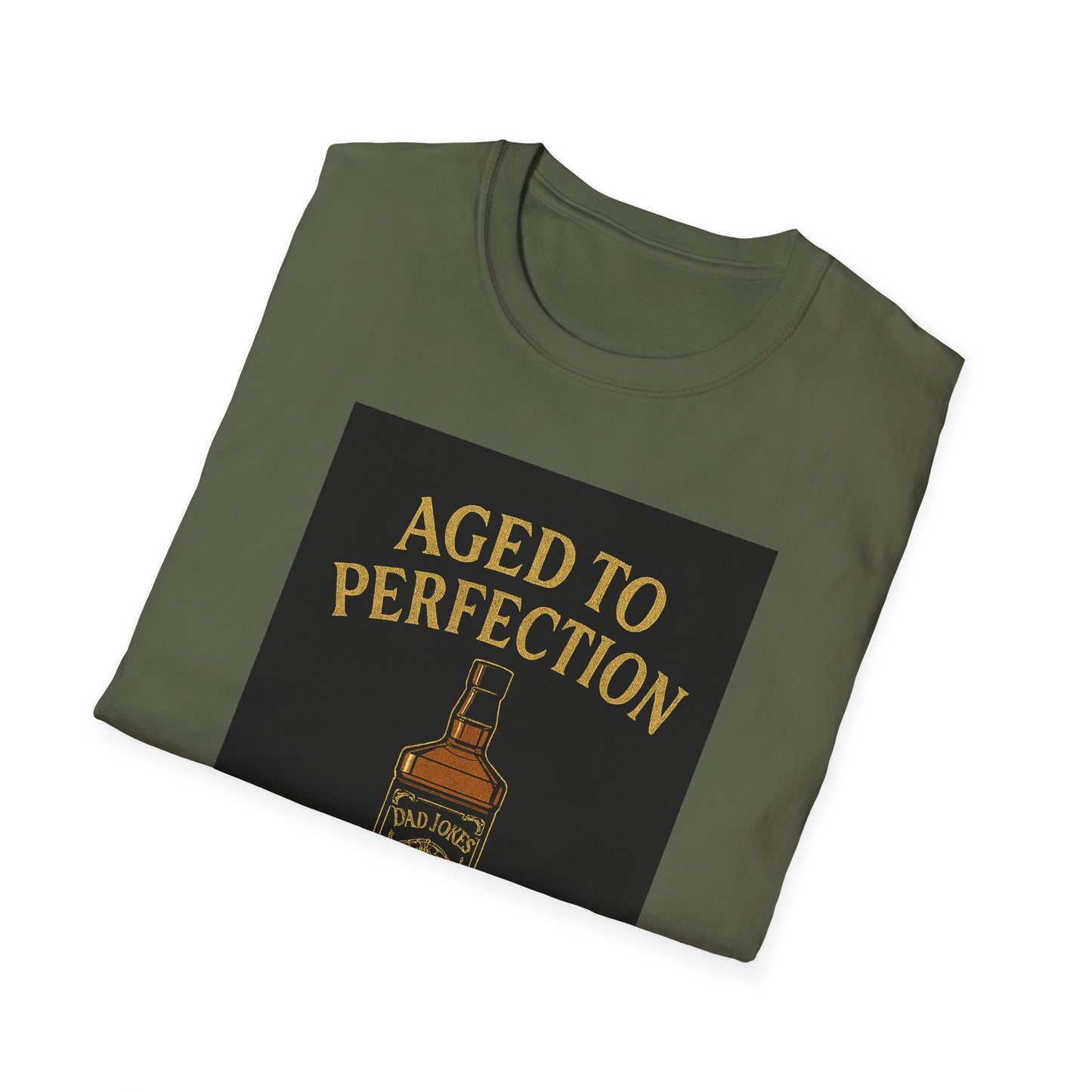 Aged to Perfection Humorous Unisex T-Shirt, Funny Gift for Birthdays, Party Tee, Casual Wear, Unique Joke Shirt