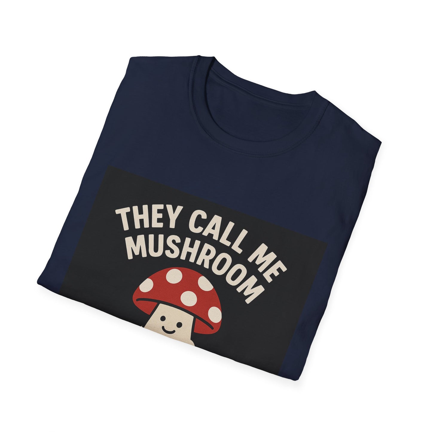 Funny Fungi T-Shirt, Unisex Softstyle Tee, Humorous Gift for Mushroom Lovers, Cute Casual Wear, Nature Lover Shirt