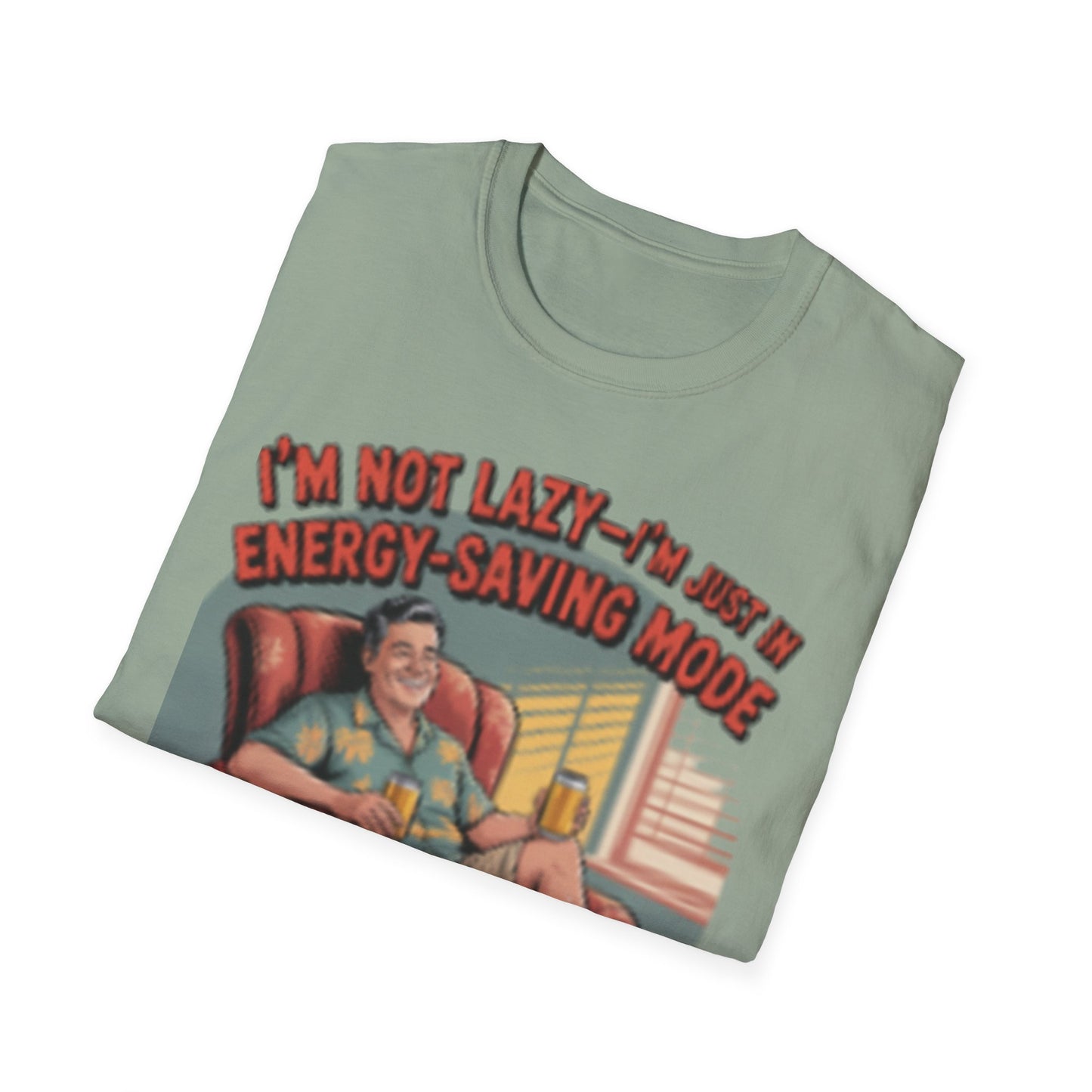 Funny Dad Energy Saving Mode Unisex T-Shirt - Dadicated Threads