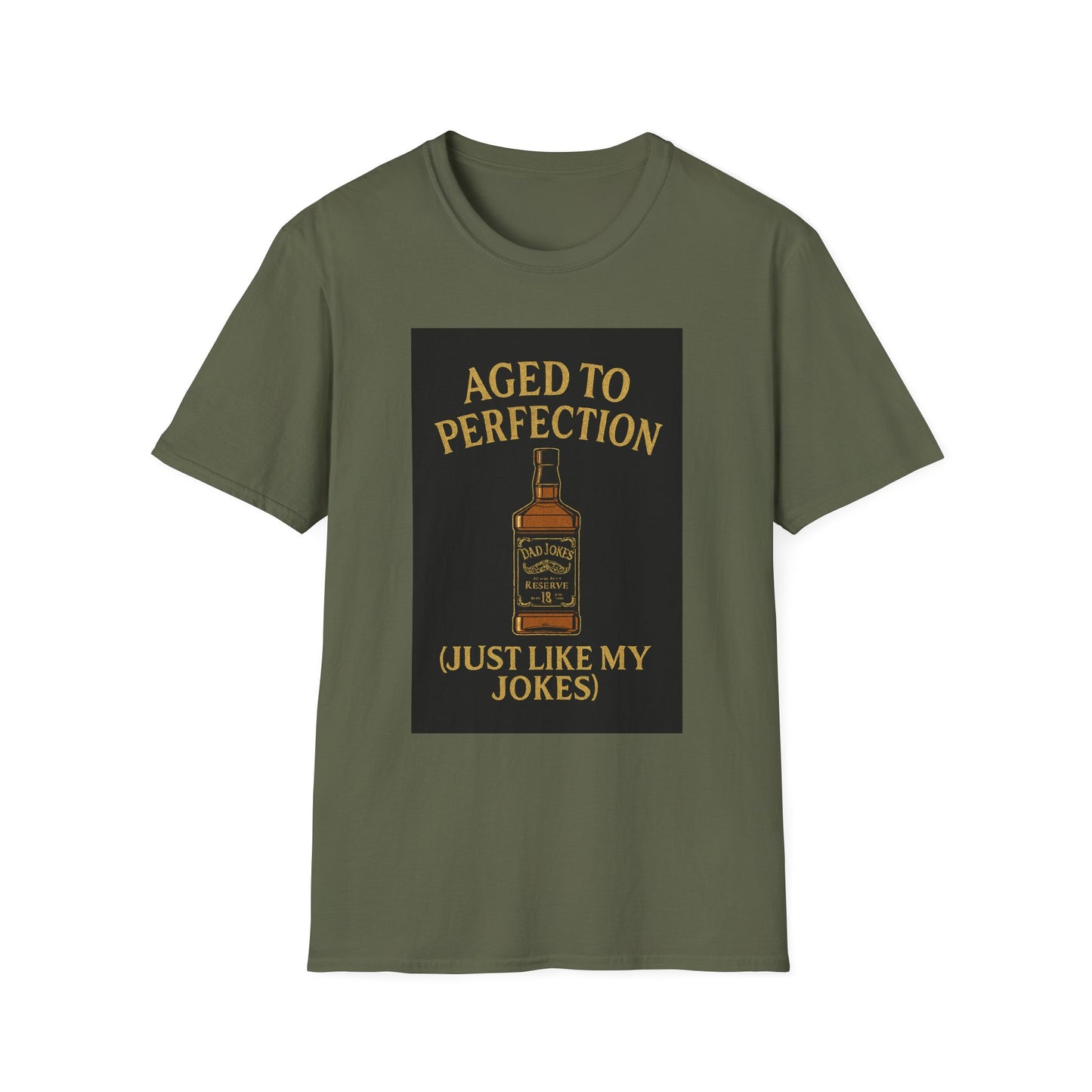 Aged to Perfection Humorous Unisex T-Shirt, Funny Gift for Birthdays, Party Tee, Casual Wear, Unique Joke Shirt