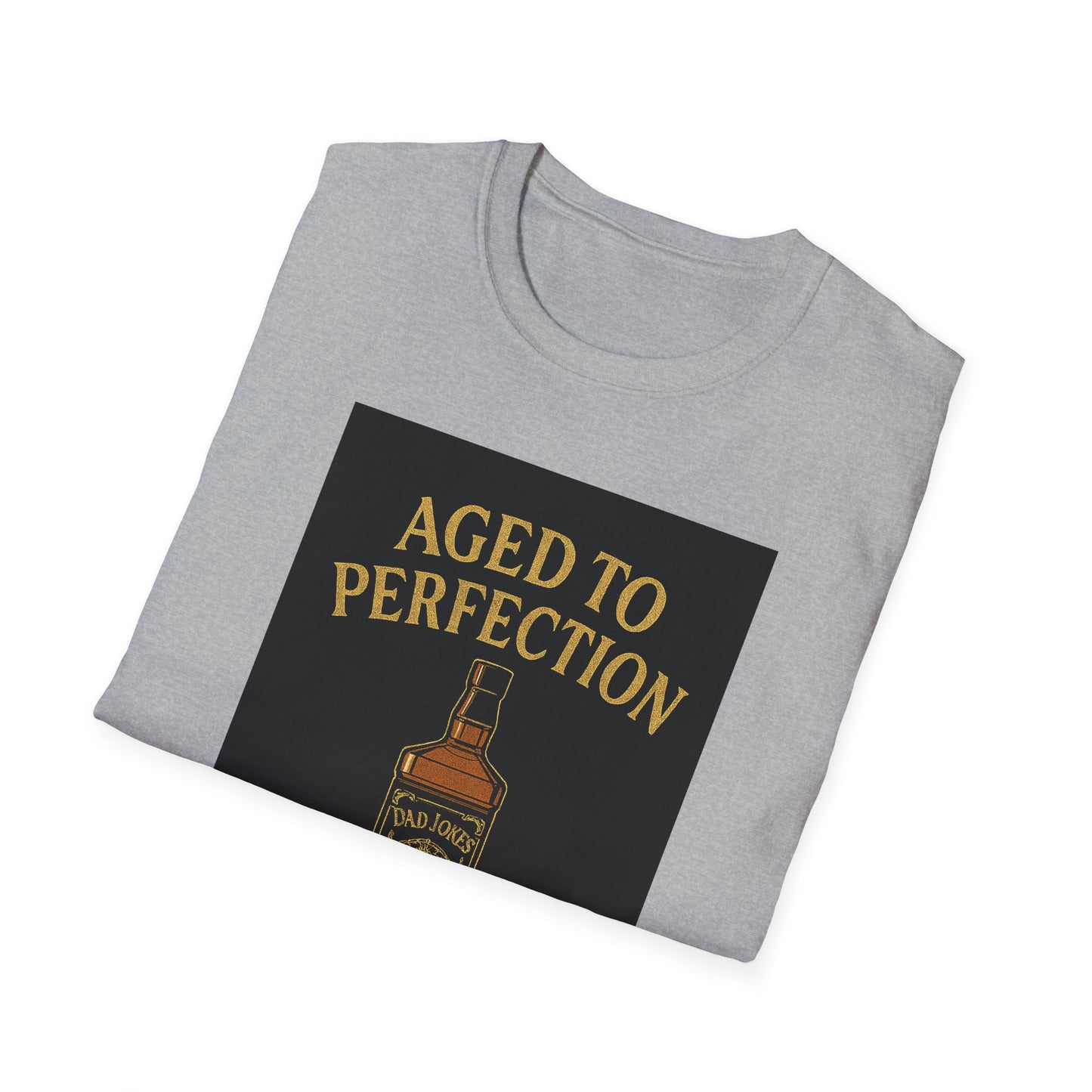 Aged to Perfection Humorous Unisex T-Shirt, Funny Gift for Birthdays, Party Tee, Casual Wear, Unique Joke Shirt