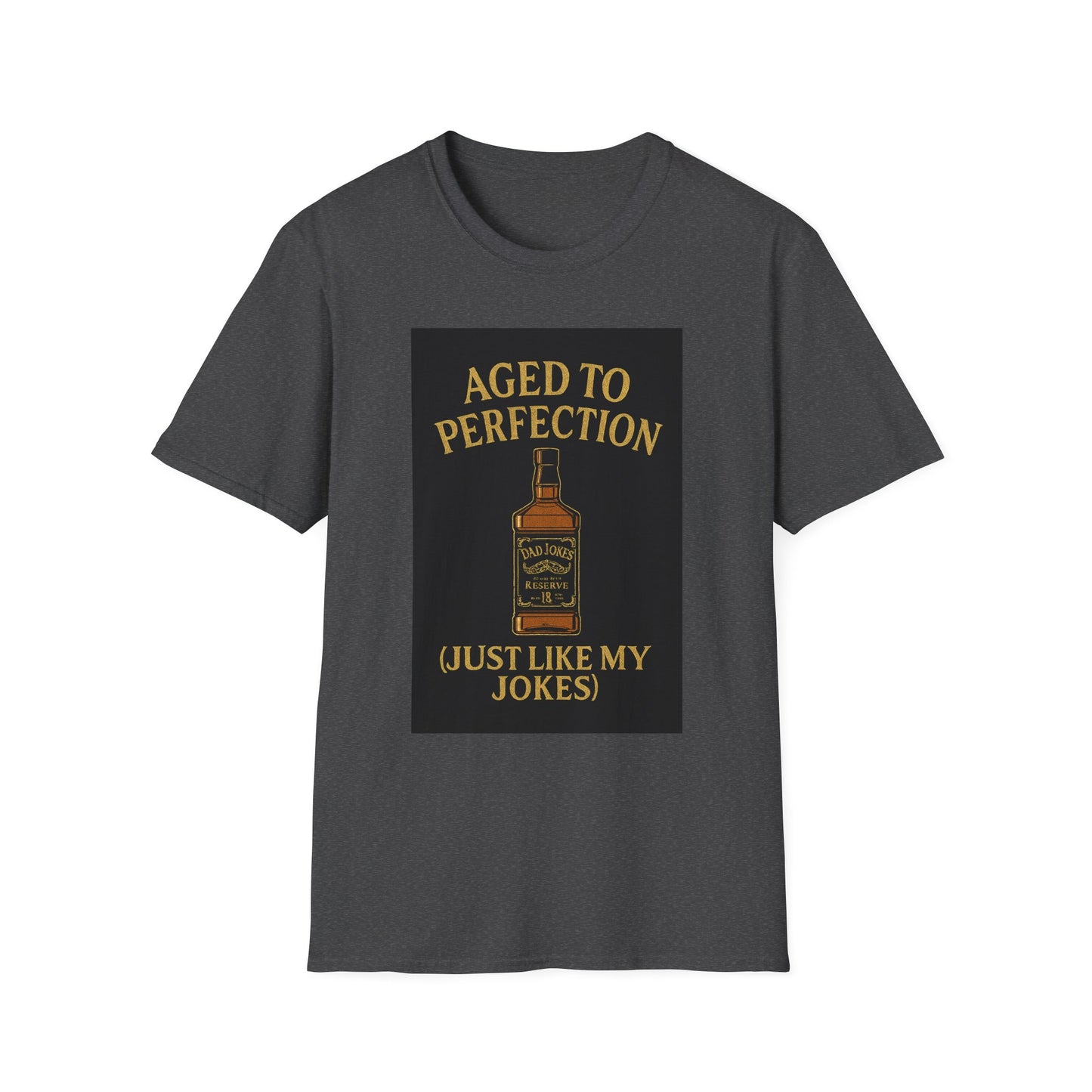 Aged to Perfection Humorous Unisex T-Shirt, Funny Gift for Birthdays, Party Tee, Casual Wear, Unique Joke Shirt